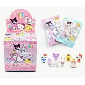New! Hello Kitty Blind Bag Erasers x3